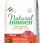 Natural Trainer Medium Adult con Manzo - 12kg