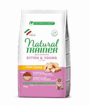 Natural Trainer Kitten&Young Pollo