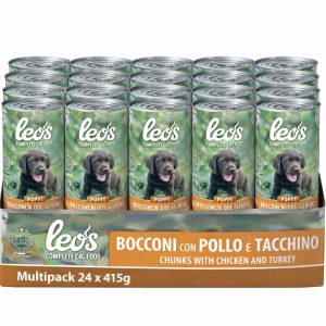 Leo's Bocconi con Pollo e Tacchino Puppy