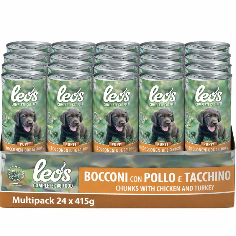 Leo's Bocconi con Pollo e Tacchino Puppy