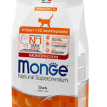 Monge Natural Superpremium Kitten Monoprotein Anatra - 400g