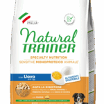 Trainer Sensitive Medium&Maxi Adult No Gluten con Uovo e Cereali Integrali - 3kg