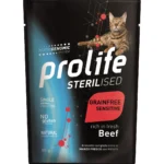 Prolife Sterilised Grain Free Adult 85g - Manzo