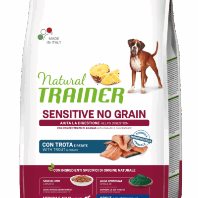 Trainer Sensitive No Grain Medium&Maxi Adult Trota e Patate