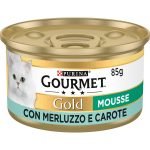Gourmet Gold Mousse Merluzzo e Carote - 85g
