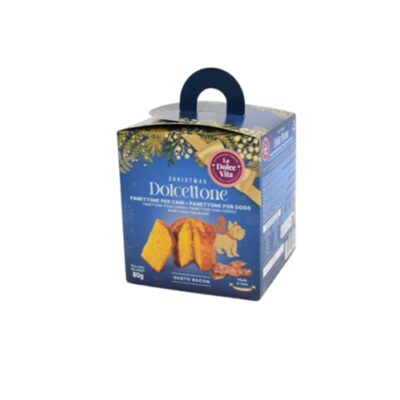 PANETTONE DOLCETTONE BACON, 80GR per Cani