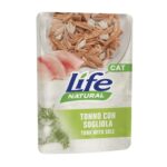 Life Cat Natural Buste Adult 70g - Tonno con sogliola