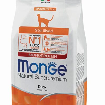 Monge Natural Superpremium Sterilised Monoprotein Anatra