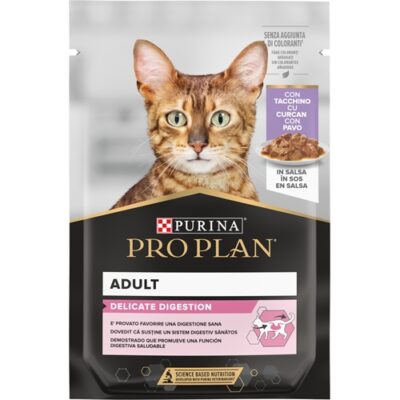 Purina ProPlan Adult Delicate Tacchino in Salsa - 85g
