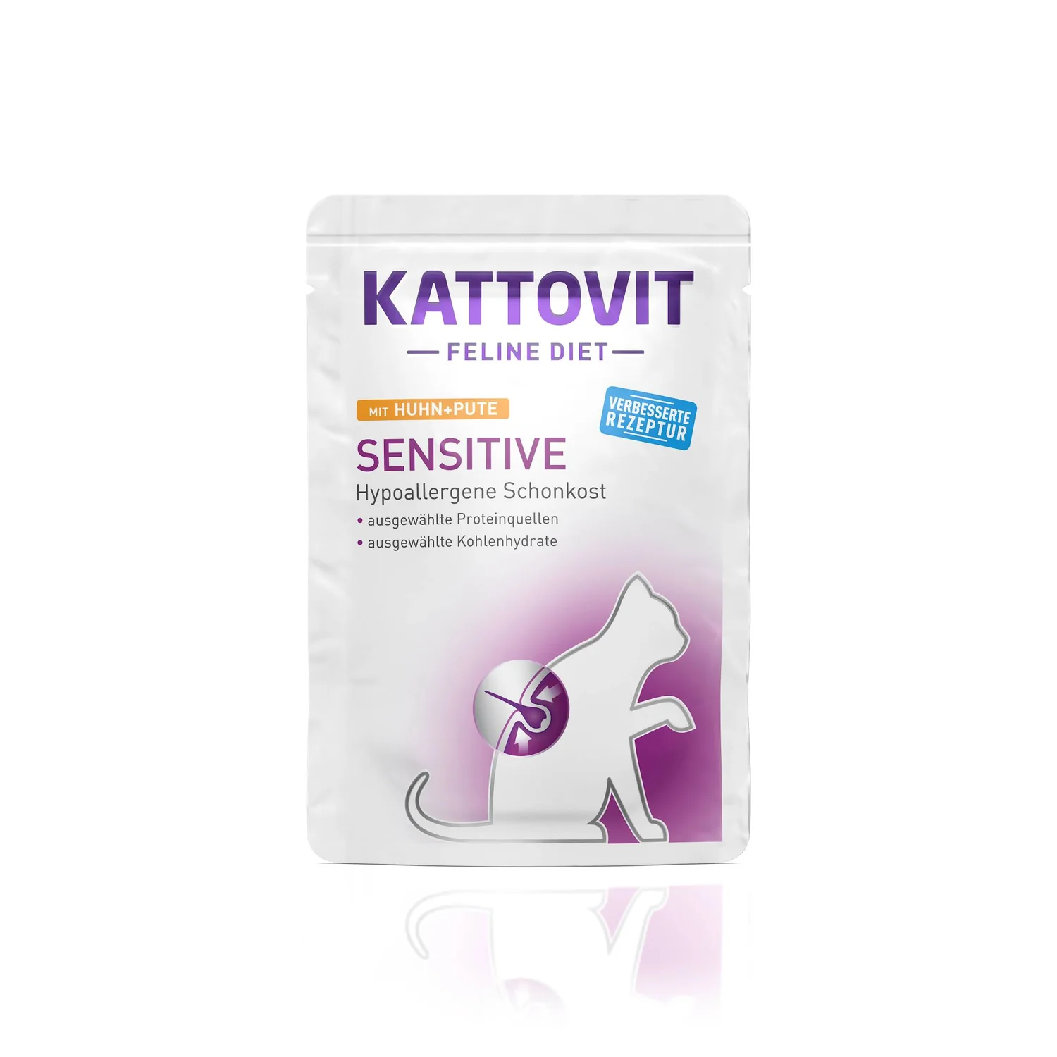 Kattovit Bocconcini in salsa Sensitive Pollo e Tacchino 85g