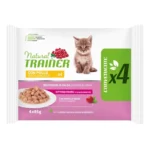Natural Trainer Multipack 4x85g - Pollo-Kitten