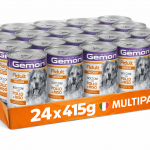 Gemon Medium Adult Bocconi con Pollo e Riso - 24x415g