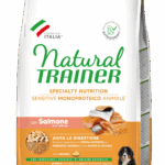 Trainer Sensitive Medium&Maxi Puppy&Junior No Gluten con Salmone e Cereali Integrali - 3kg
