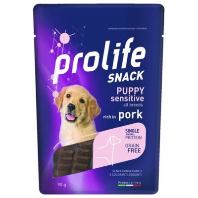 PROLIFE SNACK GRAIN FREE PUPPY MAIALE 90G