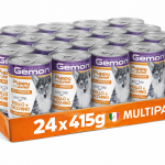 Gemon All Breeds Puppy & Junior Bocconi con Pollo e Tacchino - 24x415g