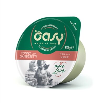 OASY More Love Cup Tonno con Gamberetti 70 Gr
