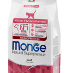 Monge Natural Superpremium Kitten Monoprotein Manzo - 400g