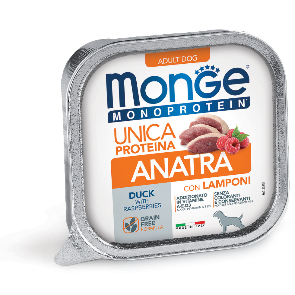 Monge Monoproteico Adult Anatra e Lamponi 150gr