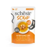 Schesir Umido Complementare in Zuppa per Gatti 40gr - Tonnetto con Carote e Zucca