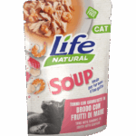 Life Cat Natural Soup in Brodo 60g - Tonno con Gamberetti e Frutti di Mare