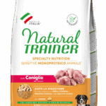 Trainer Sensitive Medium&Maxi Adult No Gluten con Coniglio e Cereali Integrali - 3kg