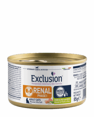 Exclusion Renal Fase 1 Maiale, Piselli e Riso 85gr