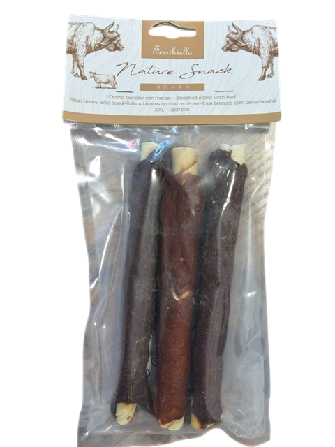 Ferribiella Cicche Bianche con Manzo XXL 3pcs