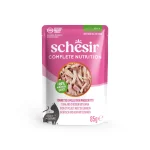 Schesir Soft Complete Nutrition in Gelatina 85g - Tonnetto con pollo e prosciutto