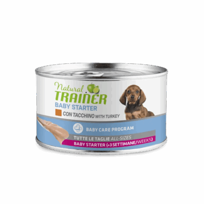 Natural Trainer All Size Baby Starter Tacchino 140g