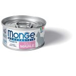 Monge Monoprotein Lattina 80g - Pezzetti Solo Maiale
