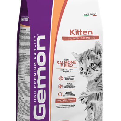 Gemon Kitten con Salmone e Riso 2kg