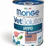 Monge VetSolution Hypo Monoprotein 400g – Umido Monoproteico Dietetico per Cani - Agnello