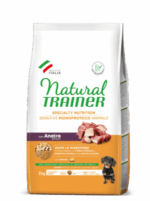 Trainer Sensitive Small&Toy Adult con Anatra e Cereali Integrali 2kg