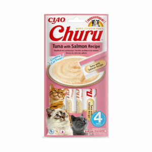 Churu Snack Cremoso con Tonno e Salmone 4x14g
