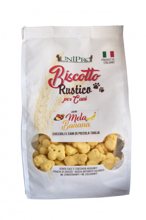 Unipro - Biscotto Rustico Puppy Mela e Banana 300g