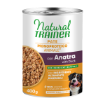 Natural Trainer Paté Monoproteico Medium&Maxi Adult 400g - Anatra