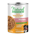 Natural Trainer Paté Monoproteico Medium&Maxi Adult 400g - Maiale