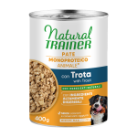 Natural Trainer Paté Monoproteico Medium&Maxi Adult 400g - Trota