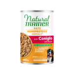 Natural Trainer Paté Monoproteico Medium&Maxi Adult 400g - Coniglio