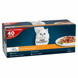 PURINA GOURMET PERLE Multipack Filettini in Salsa 40x85g