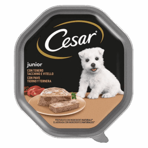 CESAR JUNIOR CON TENERO TACCHINO E VITELLO 150G