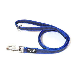 JULIUS K-9 GUINZAGLIO SUPER-GRIP REGOLABILE BLU 2,2MT