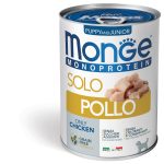 Monge Monoproteico Puppy 400g – Paté Monoproteico per Cuccioli - Solo Pollo