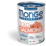 Monge Monoproteico Puppy 400g – Paté Monoproteico per Cuccioli - Solo Salmone