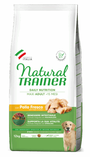 Natural Trainer Maxi Adult con Pollo Fresco 12kg