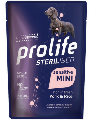 Prolife Sterilised Maiale e Riso Mini 100g