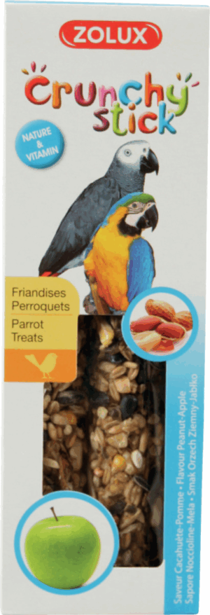 Crunchy Stick Pappagalli con Nocciole e Mela 115g