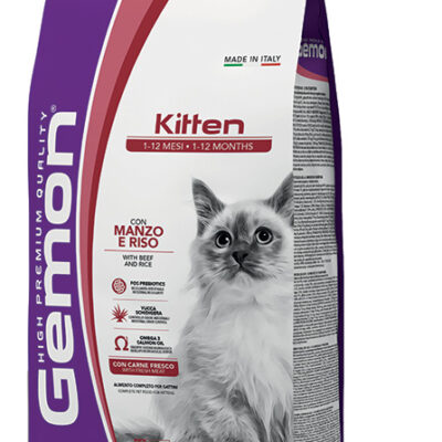 Gemon Kitten Manzo e Riso 2Kg