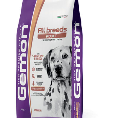 Gemon All Breeds Adult con Salmone e Riso 15kg