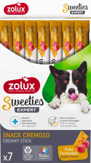 Zolux Sweeties Dog Pollo e Formaggio 7x14g